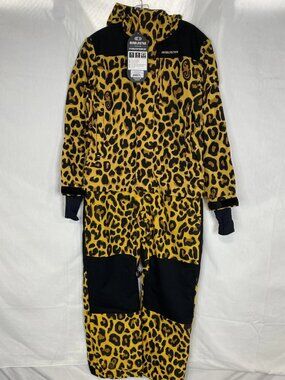 Airblaster Womens Insulated Freedom Ski Suit Size M Leopard Print